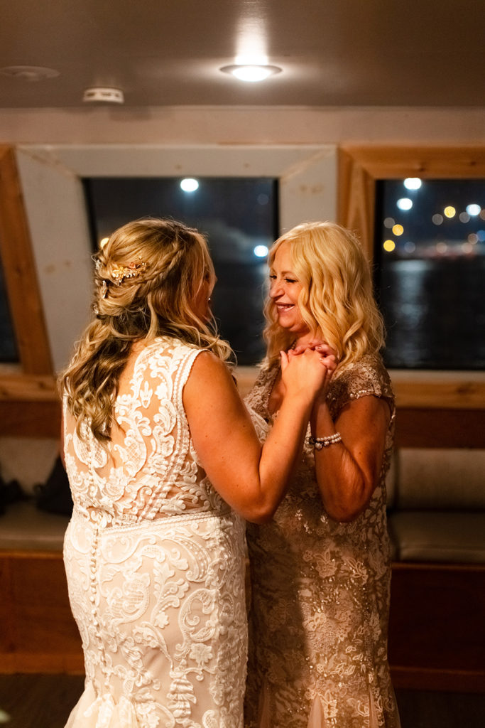 mother daughter first dance at wedding