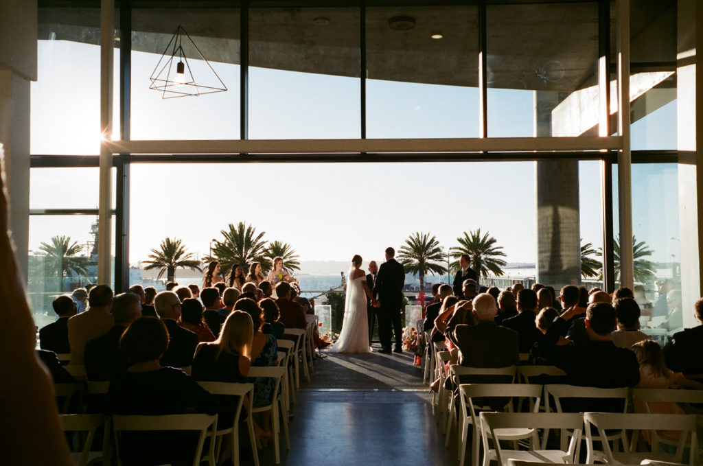 waterfront wedding ceremony
