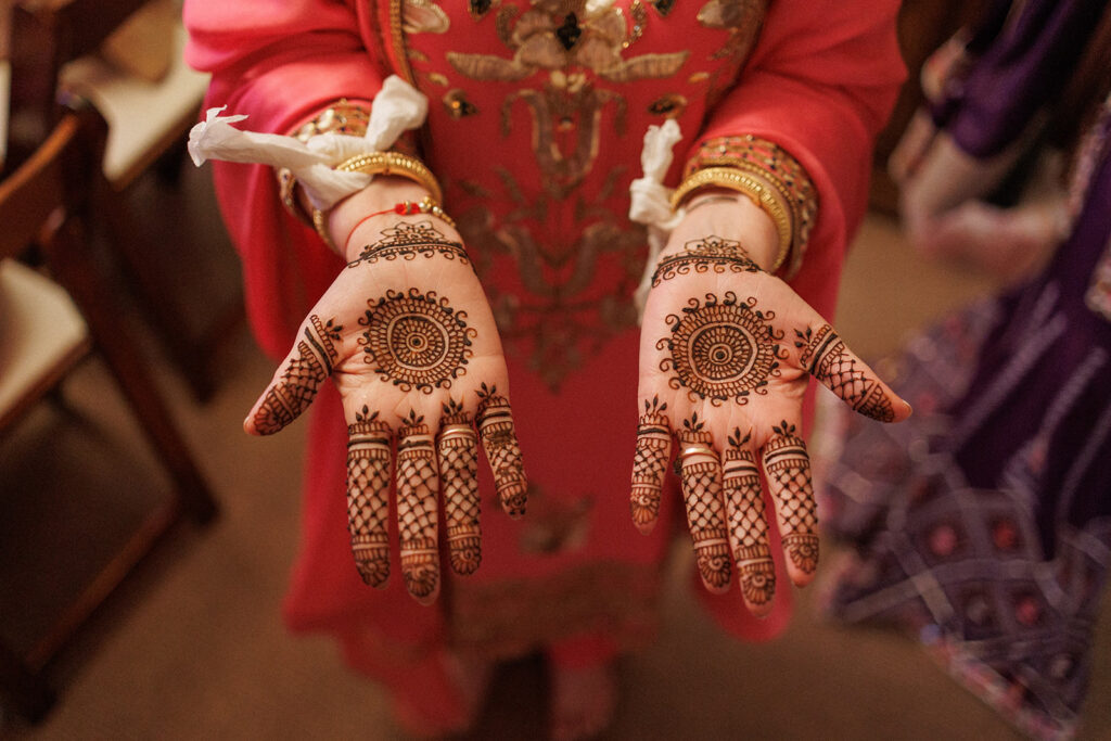 henna tattoo detail 