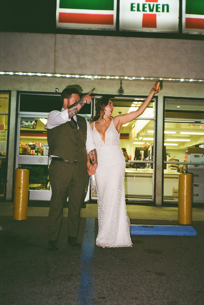 7 eleven at the end of the wedding night 