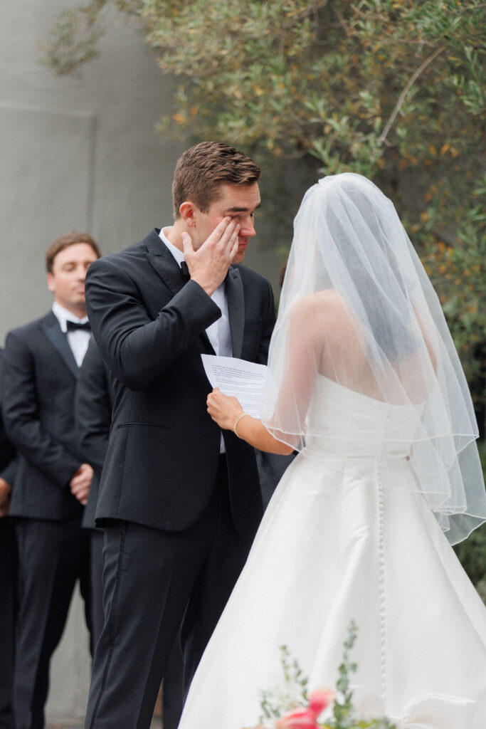 emotional during vows 