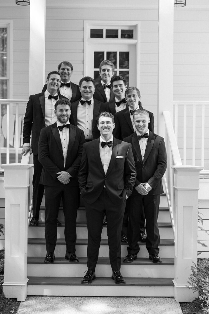 groomsmen portrait