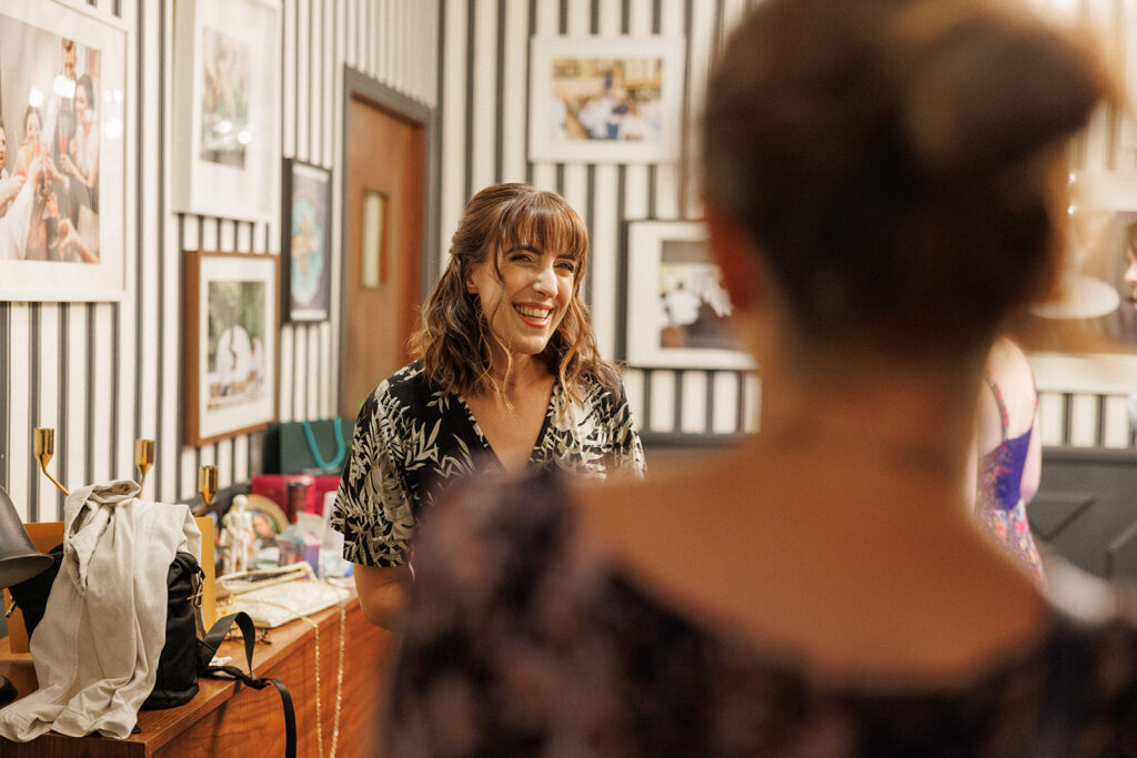 getting ready with the bride