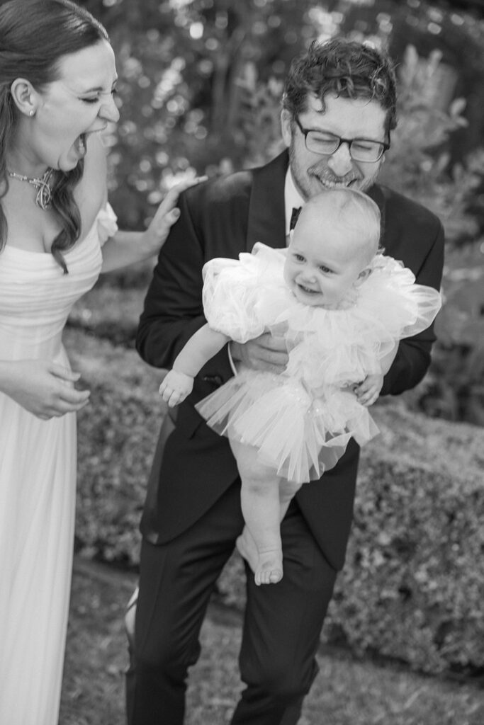 Husband, wife and their daughter 
